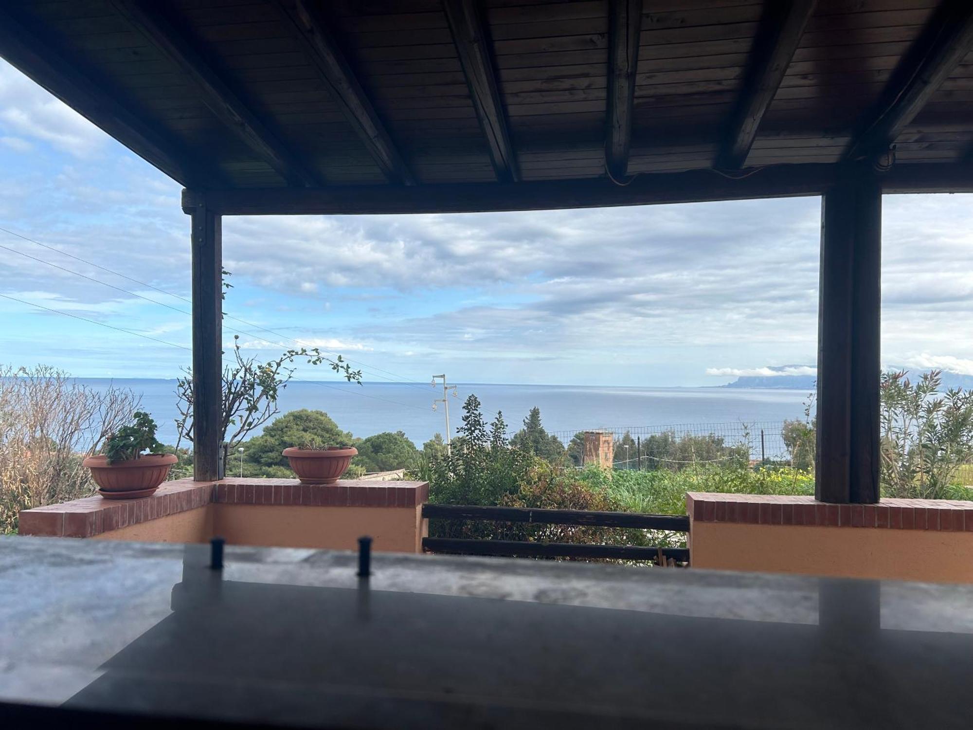 Willa La Terrazza Su Pispisa Castellammare del Golfo Zewnętrze zdjęcie